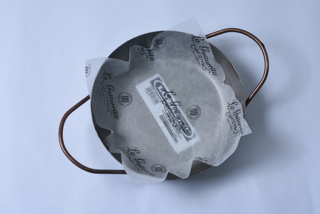 Paellera con dos asas N°18.