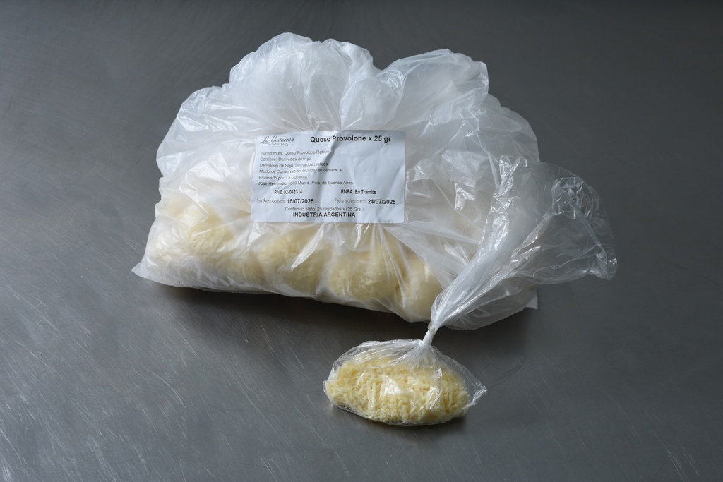 Provolone Bolsa por 25 gr x 25 u.